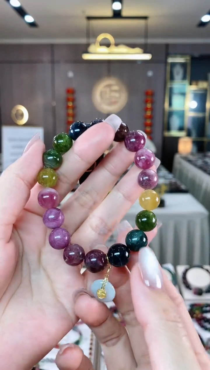 【闪购商品】碧玺单圈手串未镶嵌（多样性发一条）hon