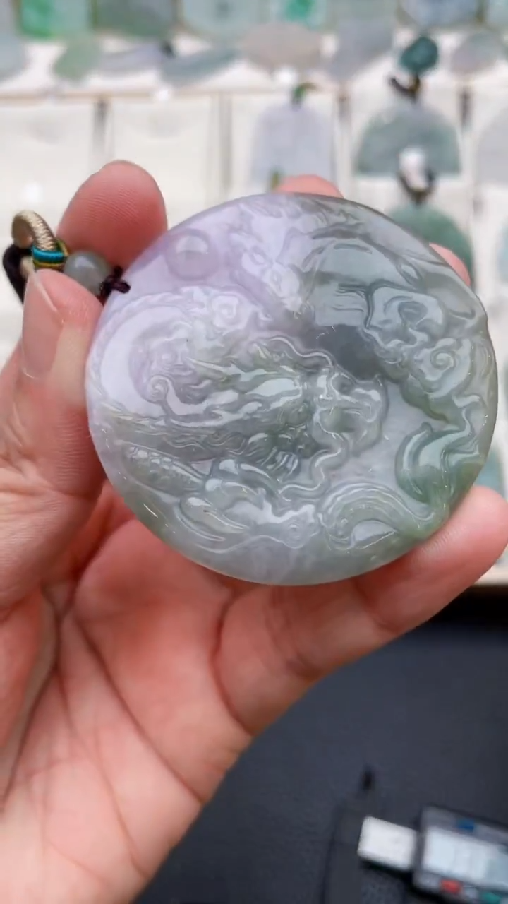 颈饰未镶嵌翡翠天然缅甸翡翠A货497