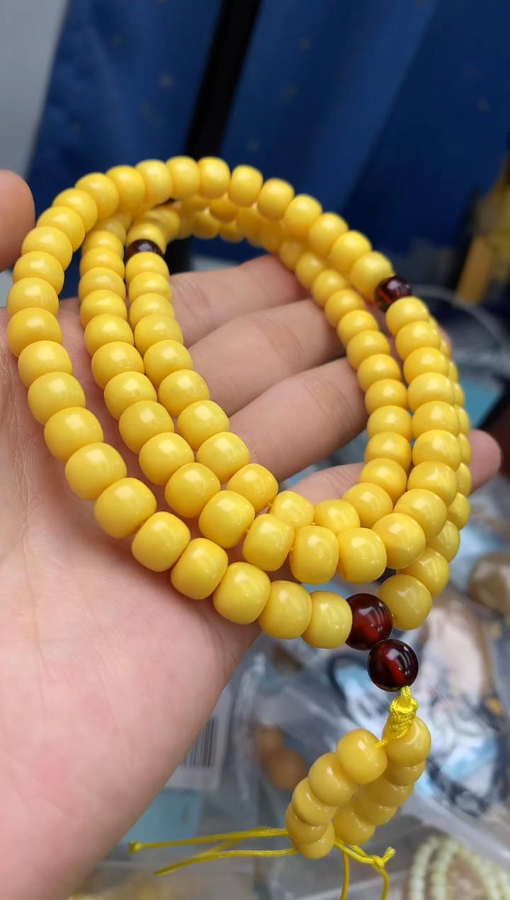 未镶嵌蜜蜡裸石链子