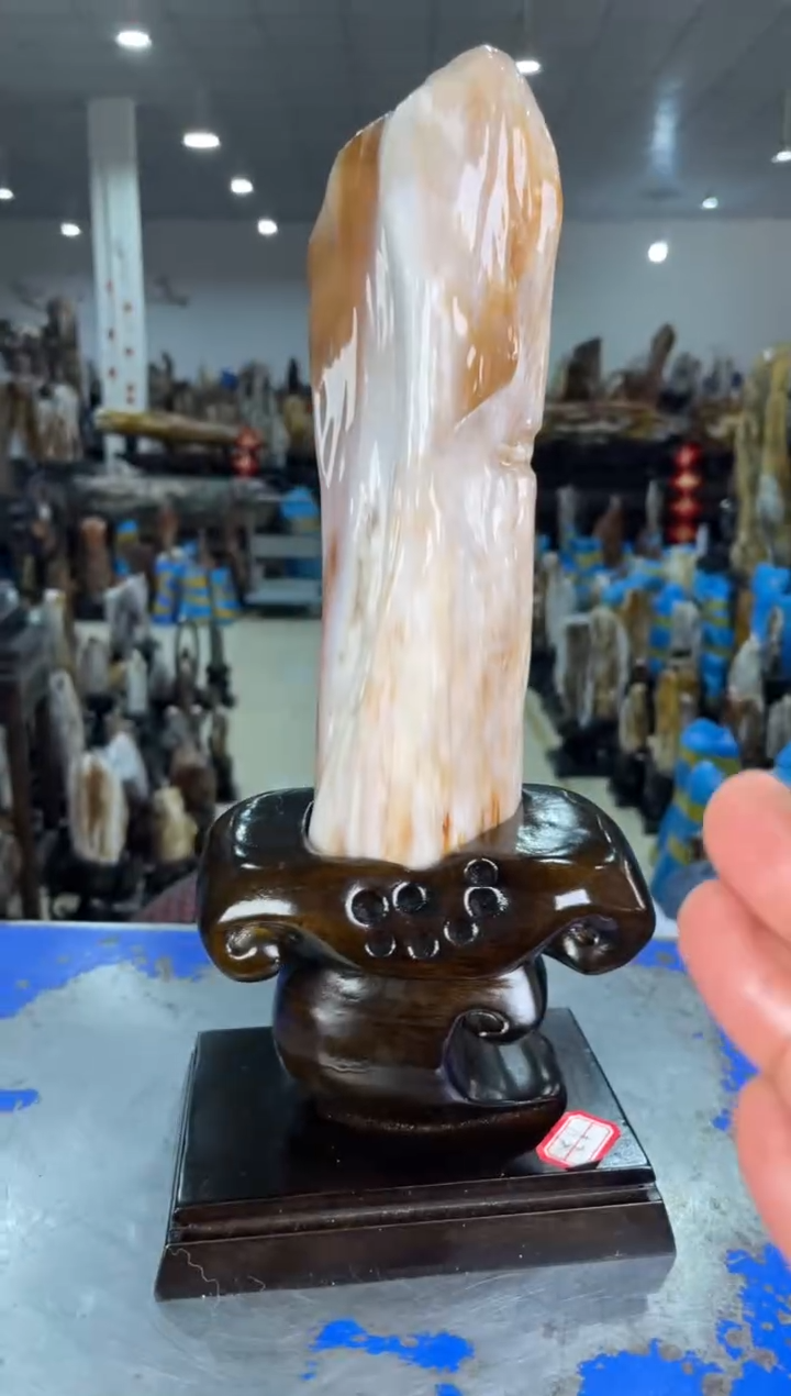 【闪购商品】硅化玉摆件未镶嵌12