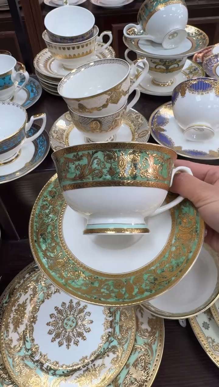 【闪购商品】瓷片220毫升杯碟福利款