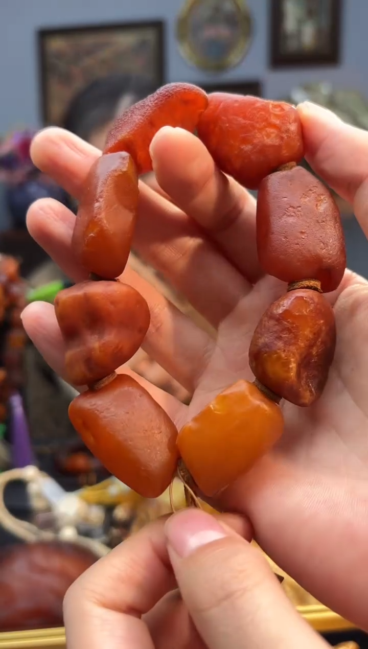 手串琥珀未镶嵌手串