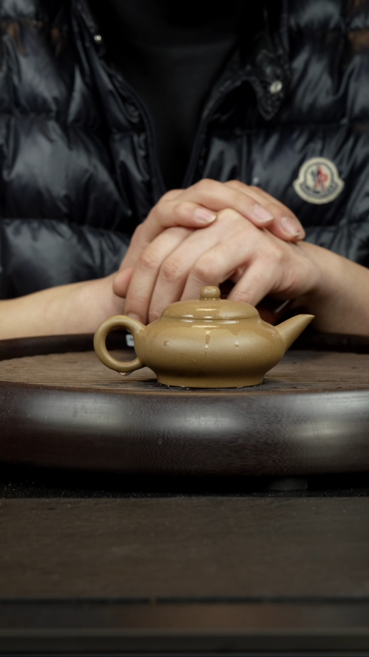 【闪购商品】紫砂茶杯紫砂壶 扁水平壶