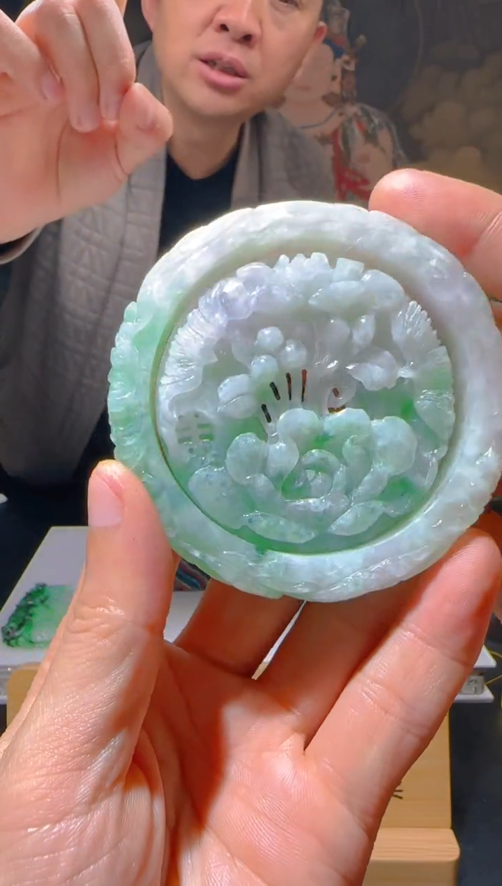 【闪购商品】定制翡翠未镶嵌L-@@QJSXJ218073