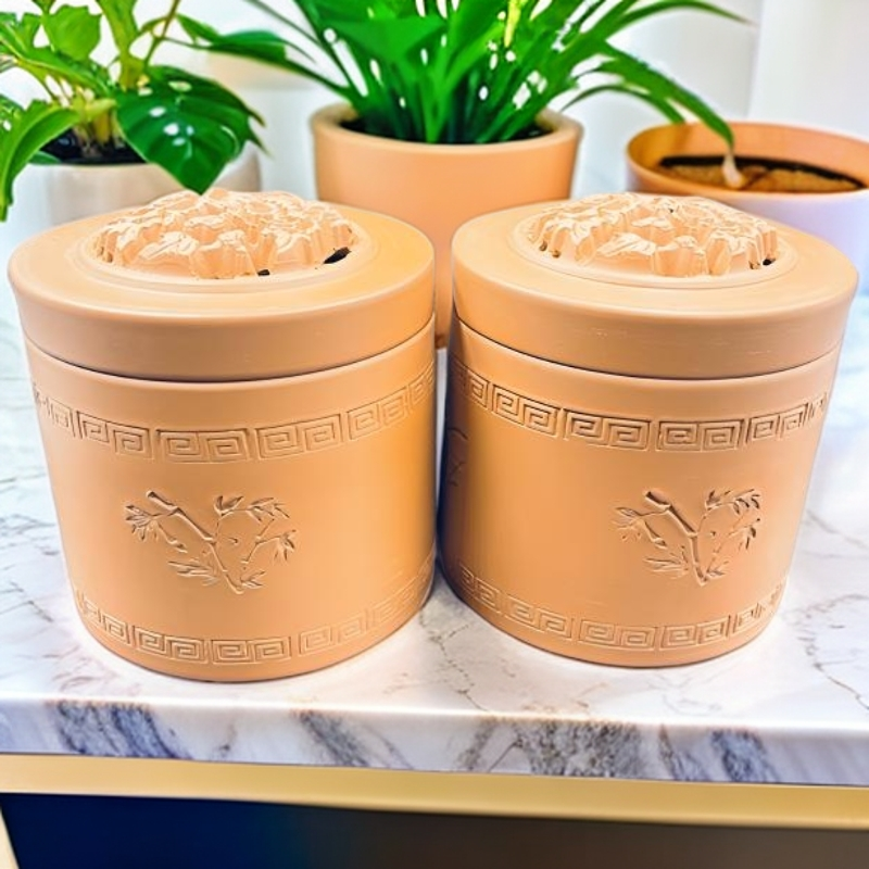 【梅兰竹菊】精品黑虫油葫芦蟋蟀蛐蛐叫罐原烧细麻底养虫必备鸣虫罐