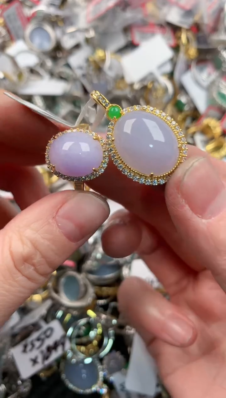 银S925镶嵌戒指翡翠11                     4