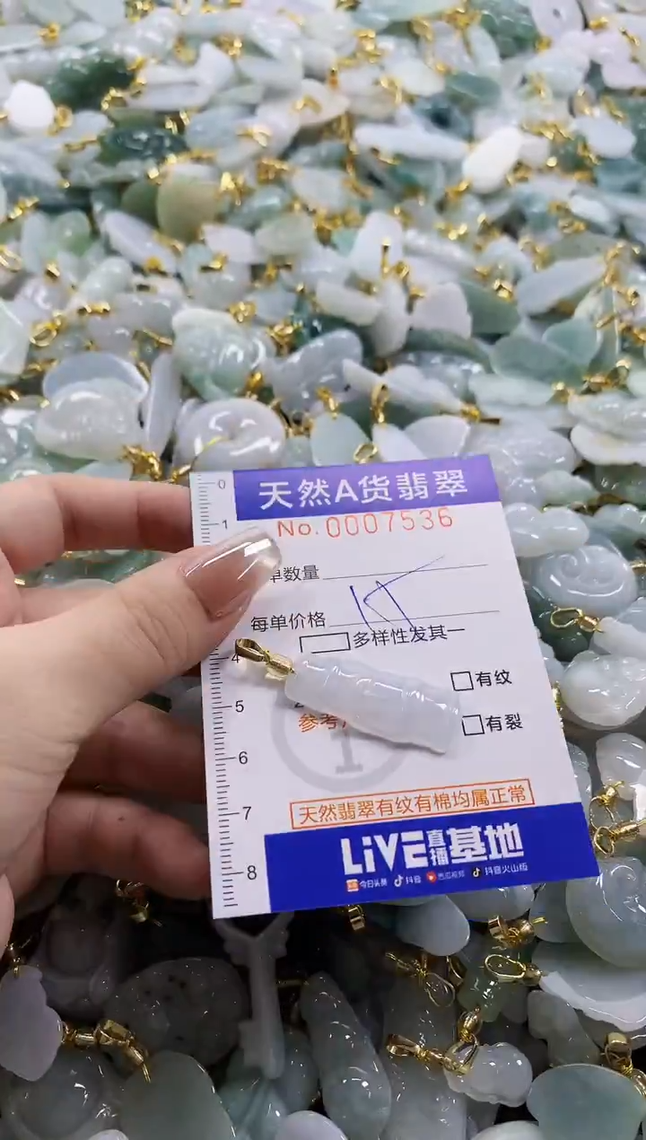 颈饰未镶嵌翡翠天然A货翡翠