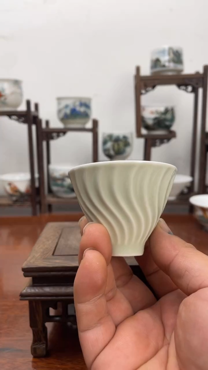 【闪购商品】01釉下五彩高温色釉主人杯