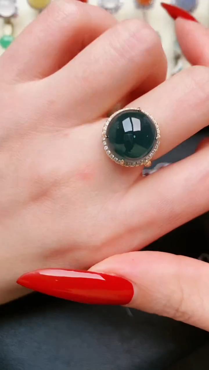 【闪购商品】翡翠戒指银S925镶嵌.....