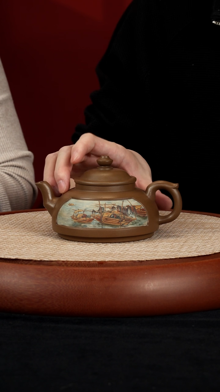 【k019】太湖鱼洲宜兴紫砂ZGYN