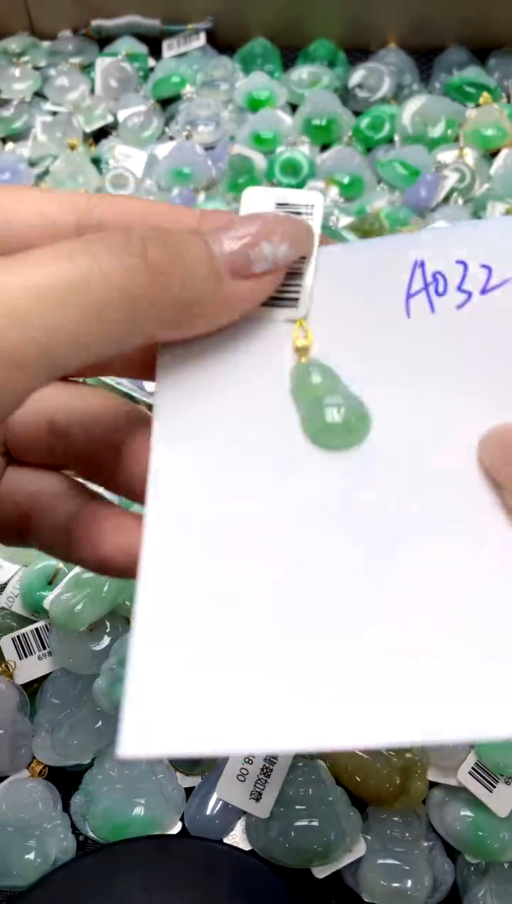 【闪购商品】翡翠颈饰18K金镶嵌111111111111111111