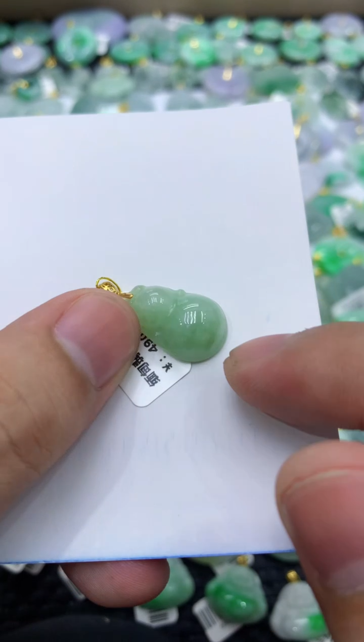 颈饰未镶嵌翡翠天然缅甸翡翠a货
