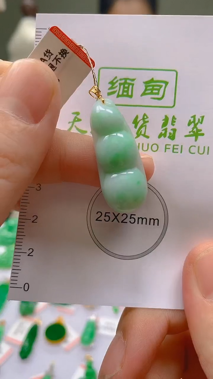 【闪购商品】翡翠颈饰18K金镶嵌 新号开播，全场乱卖