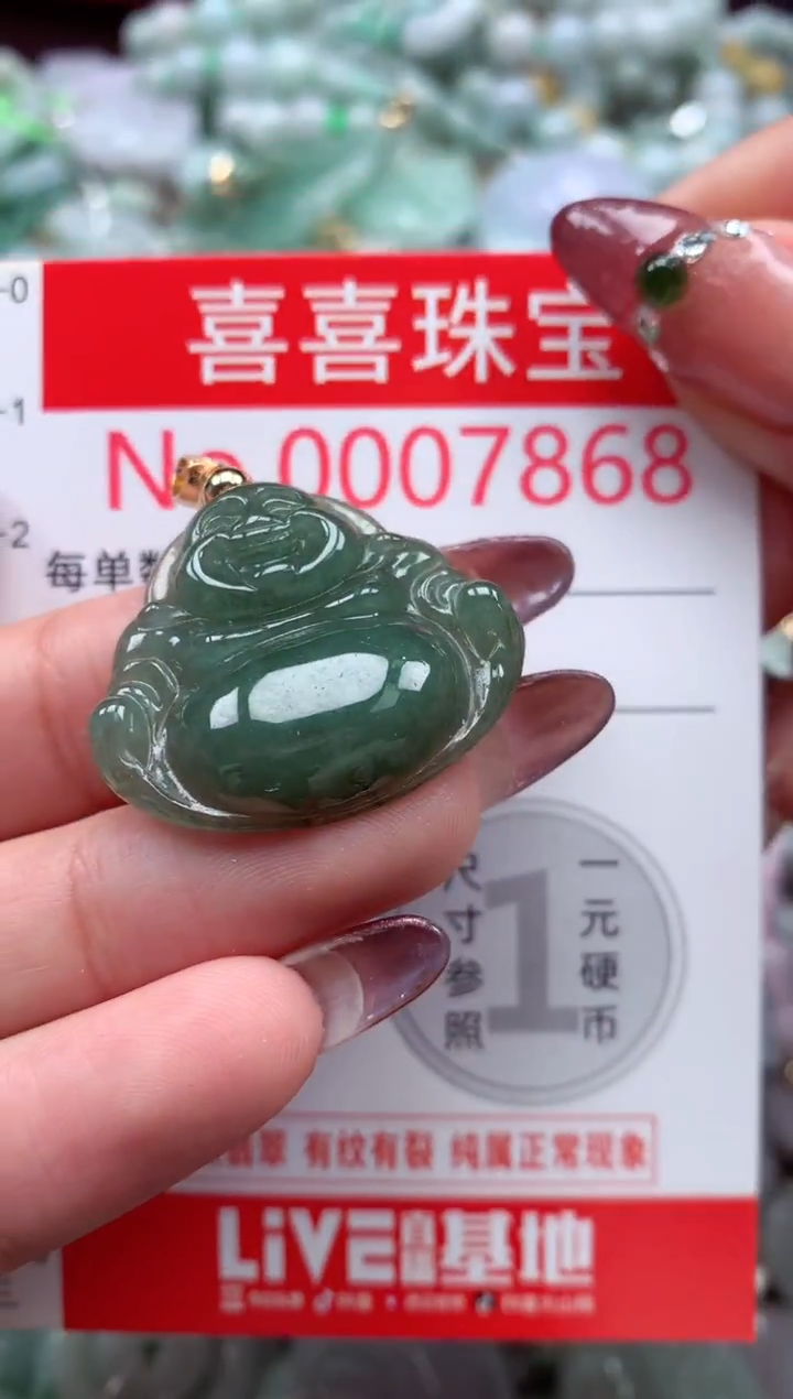 颈饰未镶嵌翡翠7868