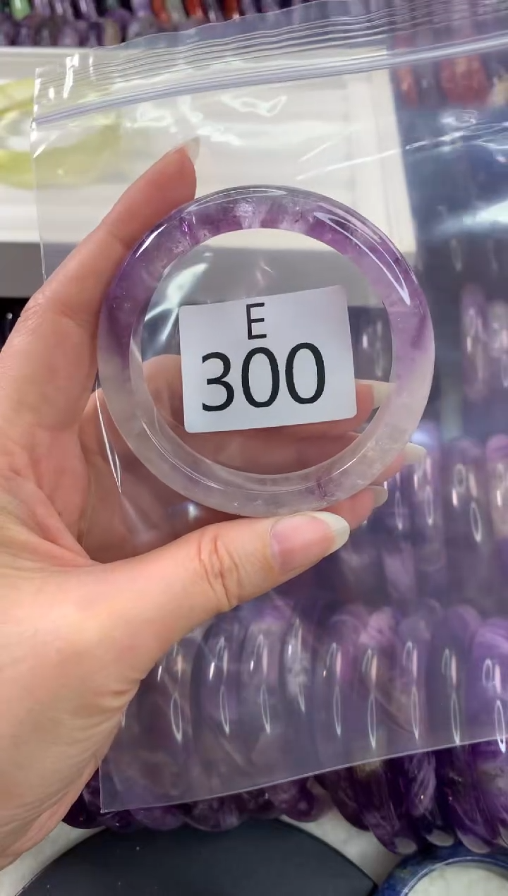 【闪购商品】水晶水晶手镯E未镶嵌300-56