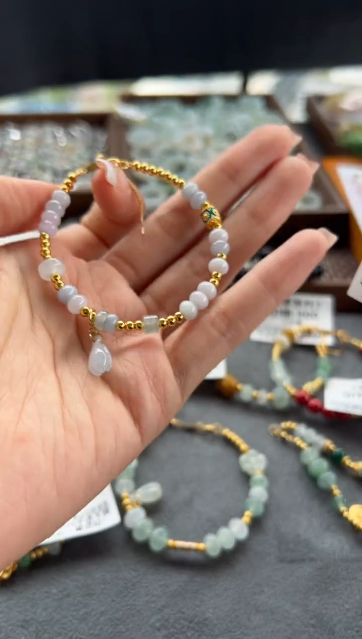 【闪购商品】翡翠手链未镶嵌411号买断