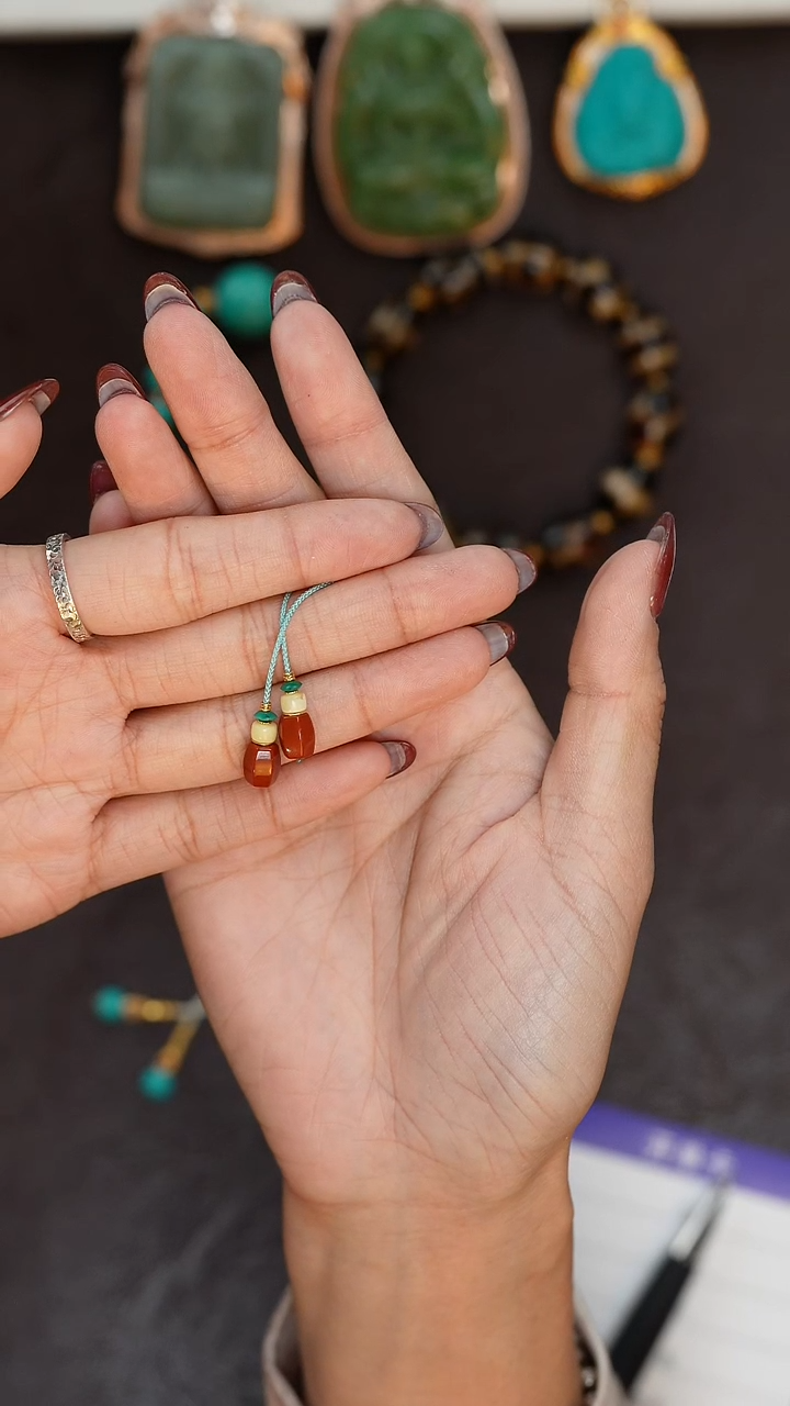 【闪购商品】南红玛瑙未镶嵌配饰弟子珠