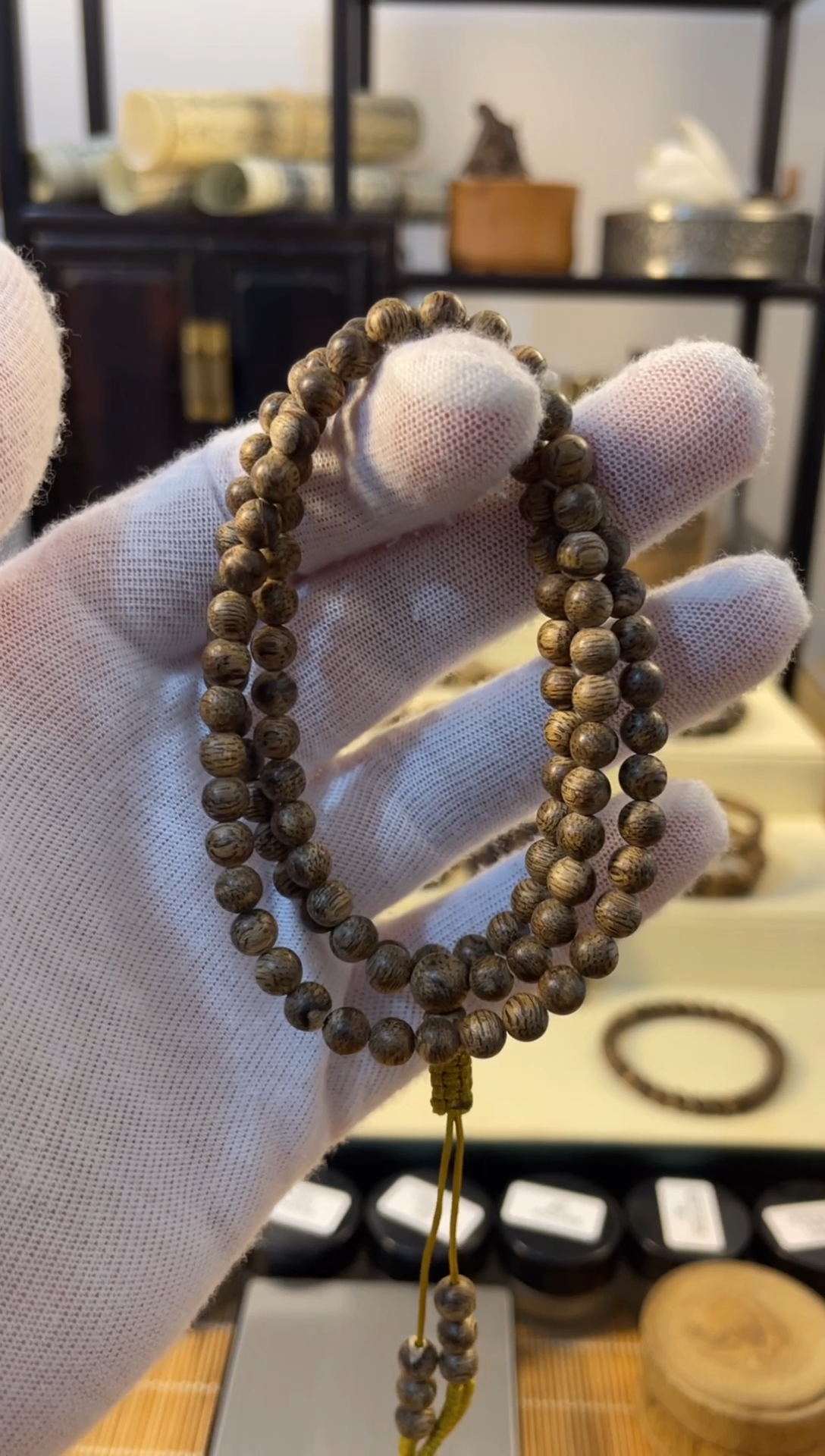 手串沉香菩萨棋 5mm 6.9g lc0003