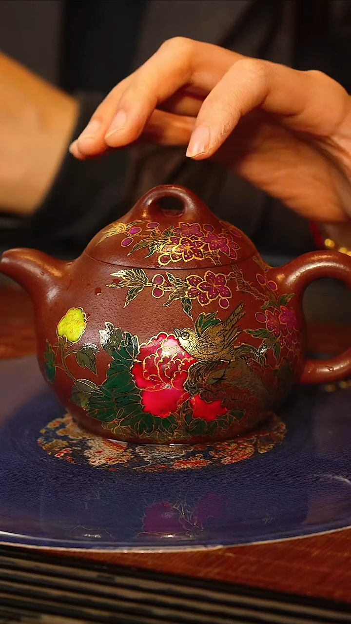 【闪购商品】紫砂茶壶CH 紫檀泥 秦权