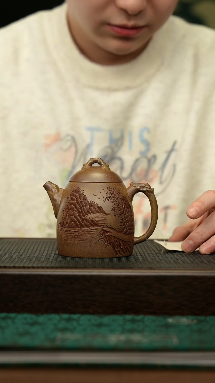 【闪购商品】紫砂茶壶宜兴原矿 手工 紫砂壶容量220CC