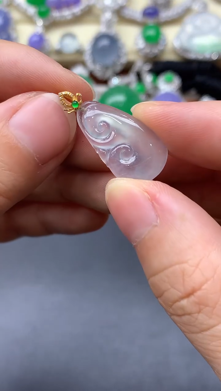 颈饰未镶嵌翡翠132-中国好珍宝