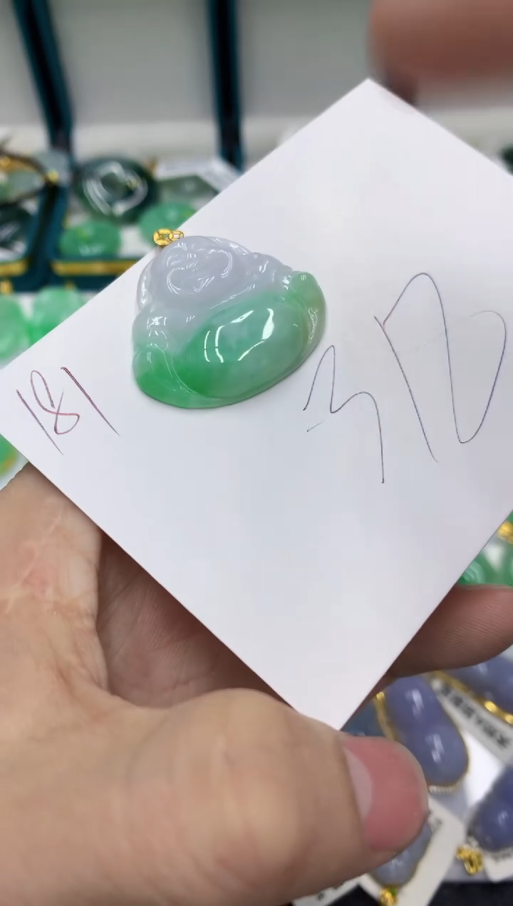 【闪购商品】翡翠颈饰18K金镶嵌号链接11111