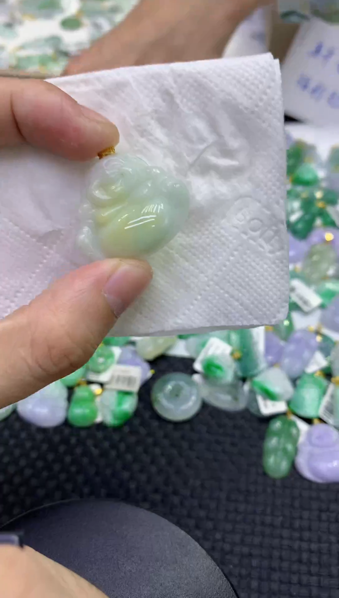 颈饰未镶嵌翡翠天然缅甸A货翡翠