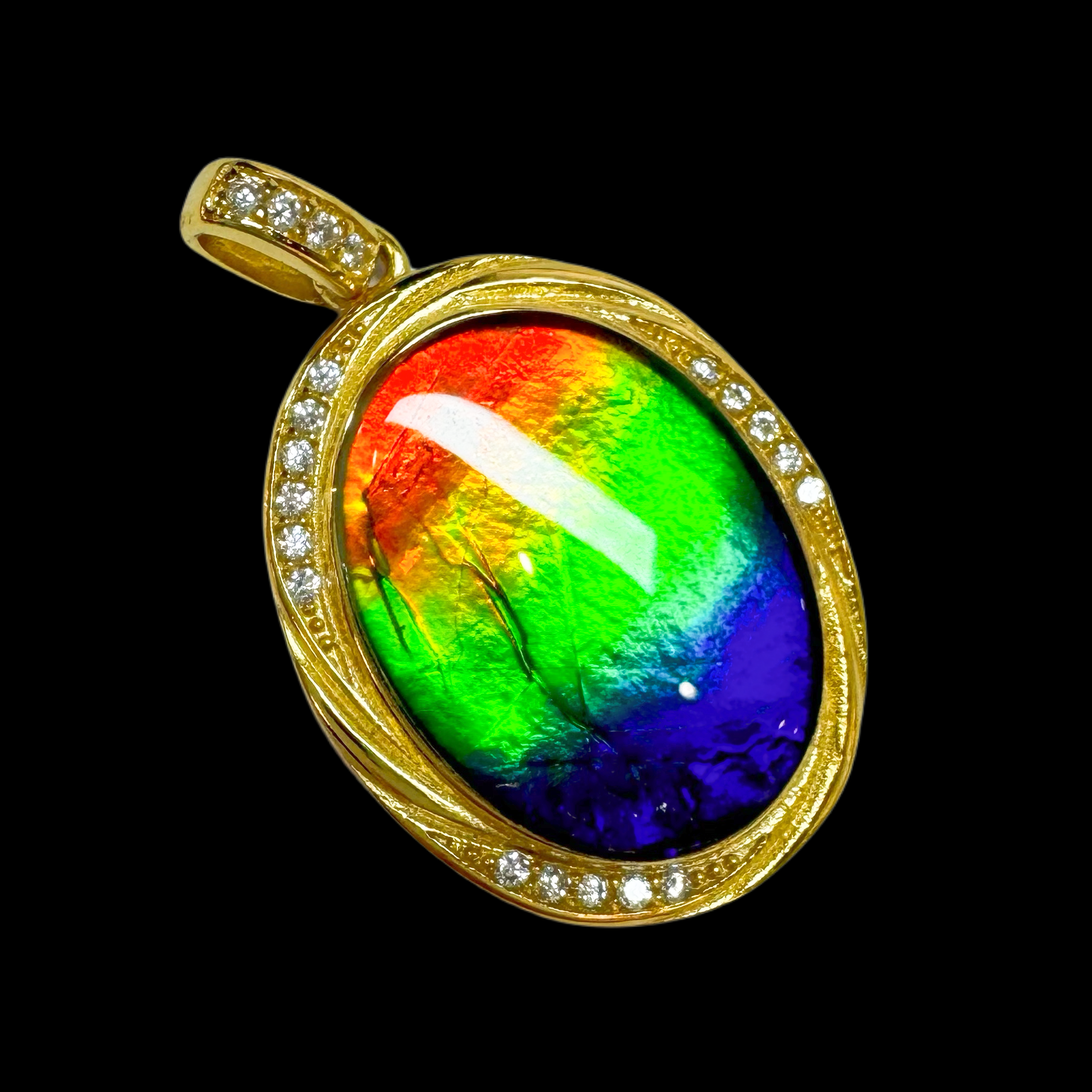  【斑彩石】20.2mm BC 产地：加拿大 贝壳A7