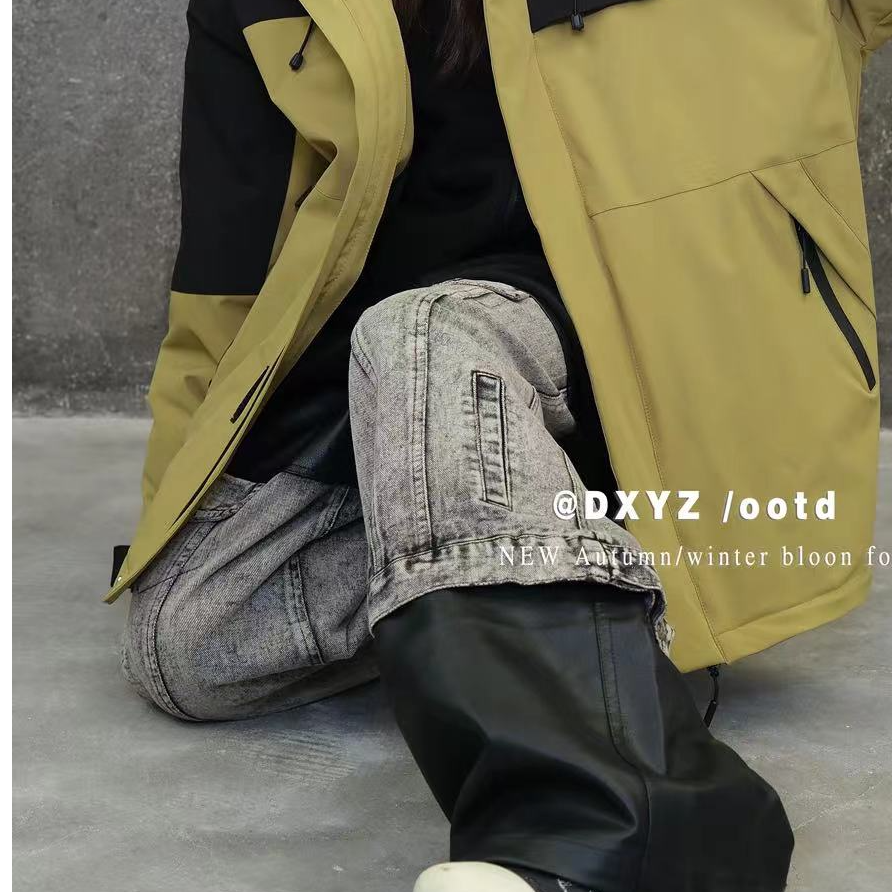 东2024【X】12月15日 男童女童时尚绿色加厚冲锋衣6203-