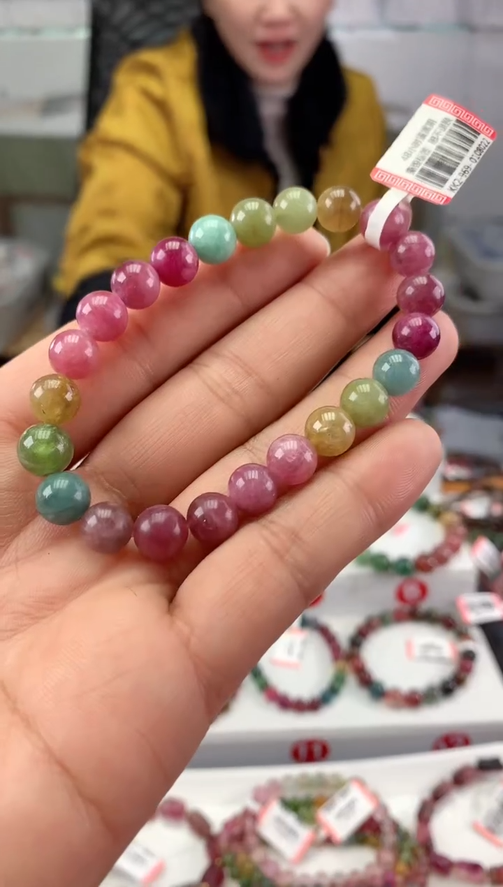 未镶嵌手串碧玺多样性发一条