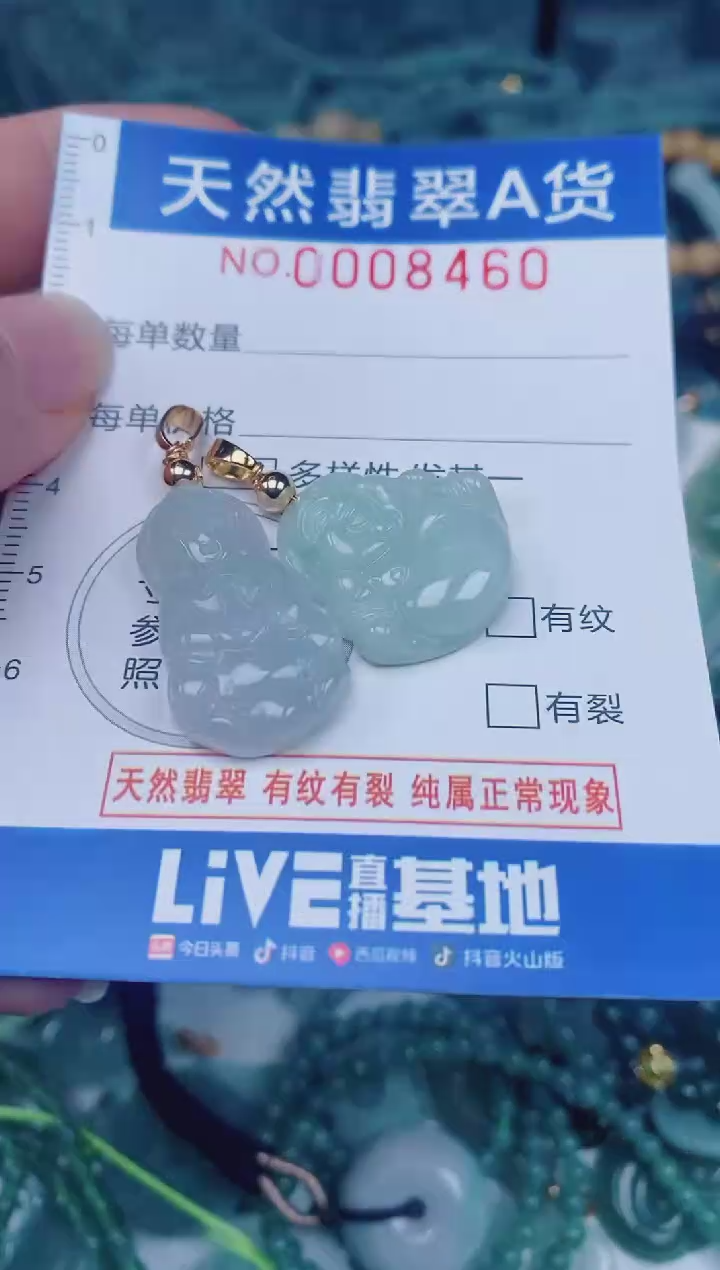 颈饰未镶嵌翡翠00008460