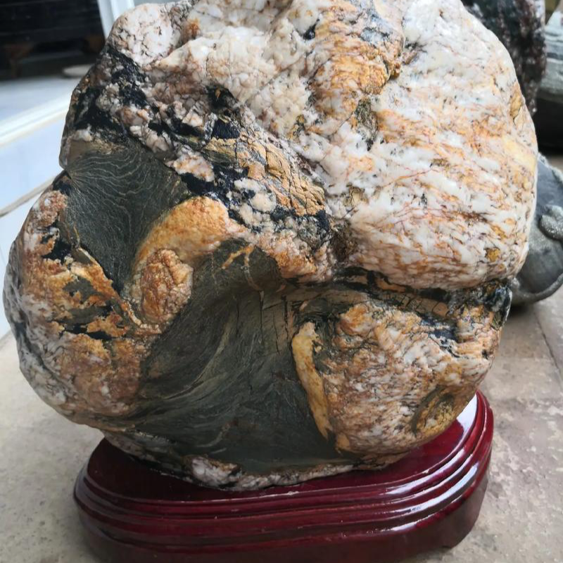 缅甸矿区奇石家居摆件