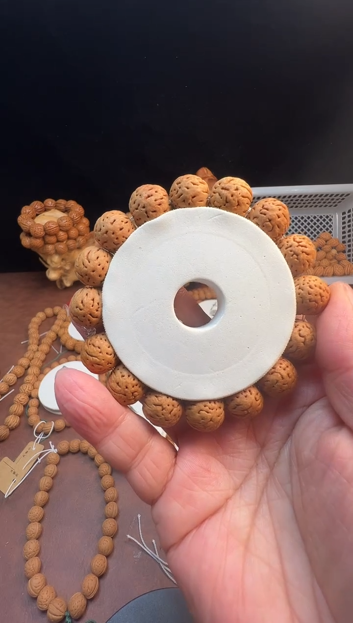 桃核手串温*暖原皮桃核手串