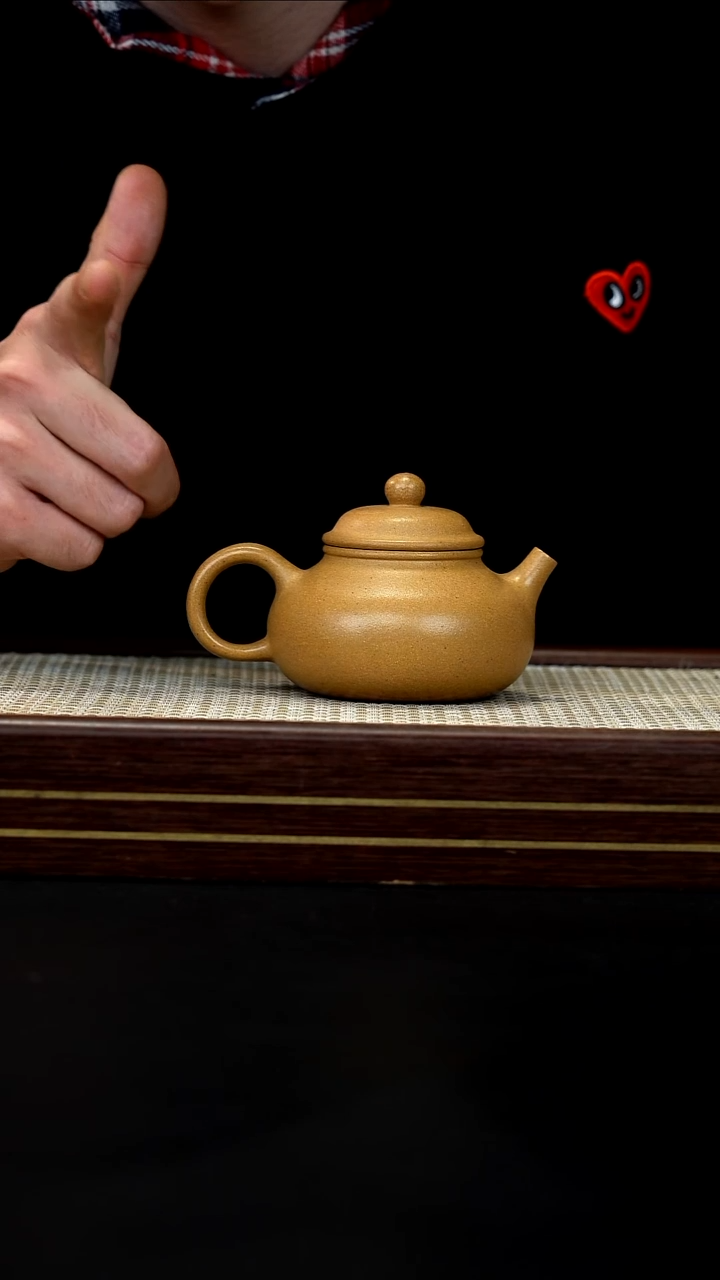 茶壶紫砂LZX黄金段 容天 