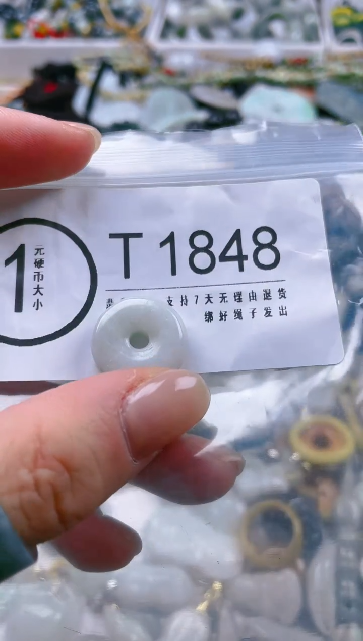 【闪购商品】翡翠颈饰未镶嵌/T/翡翠A货一图一物