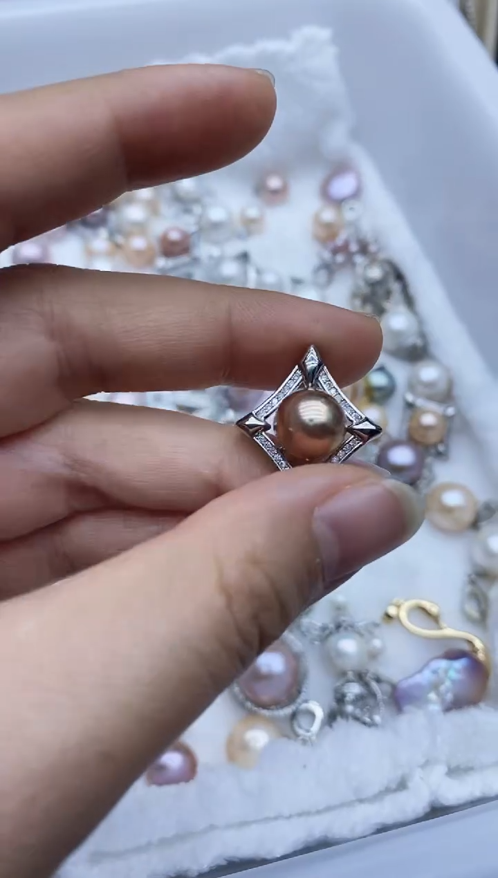 吊坠(不含链)未镶嵌淡水珍珠吊坠多样性发其一