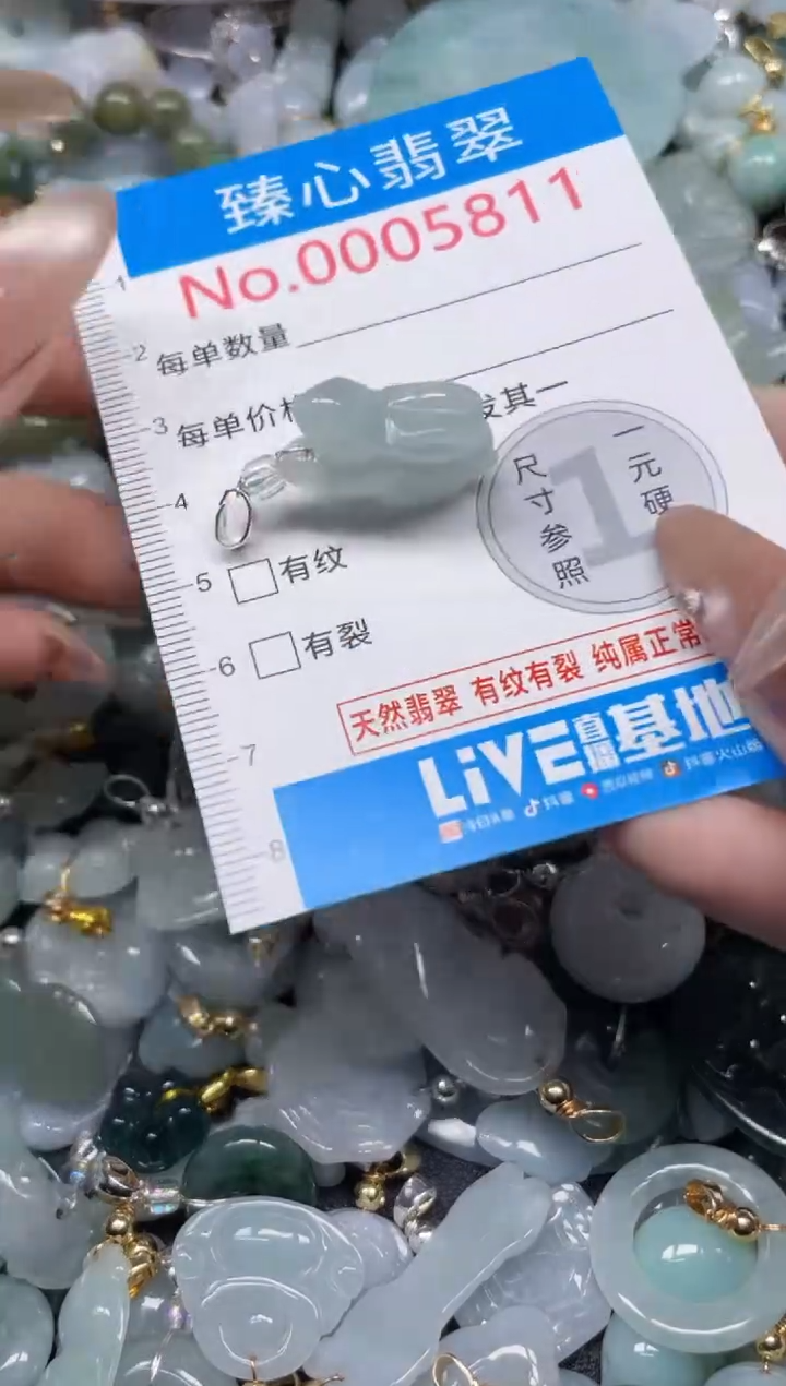 颈饰未镶嵌翡翠5811