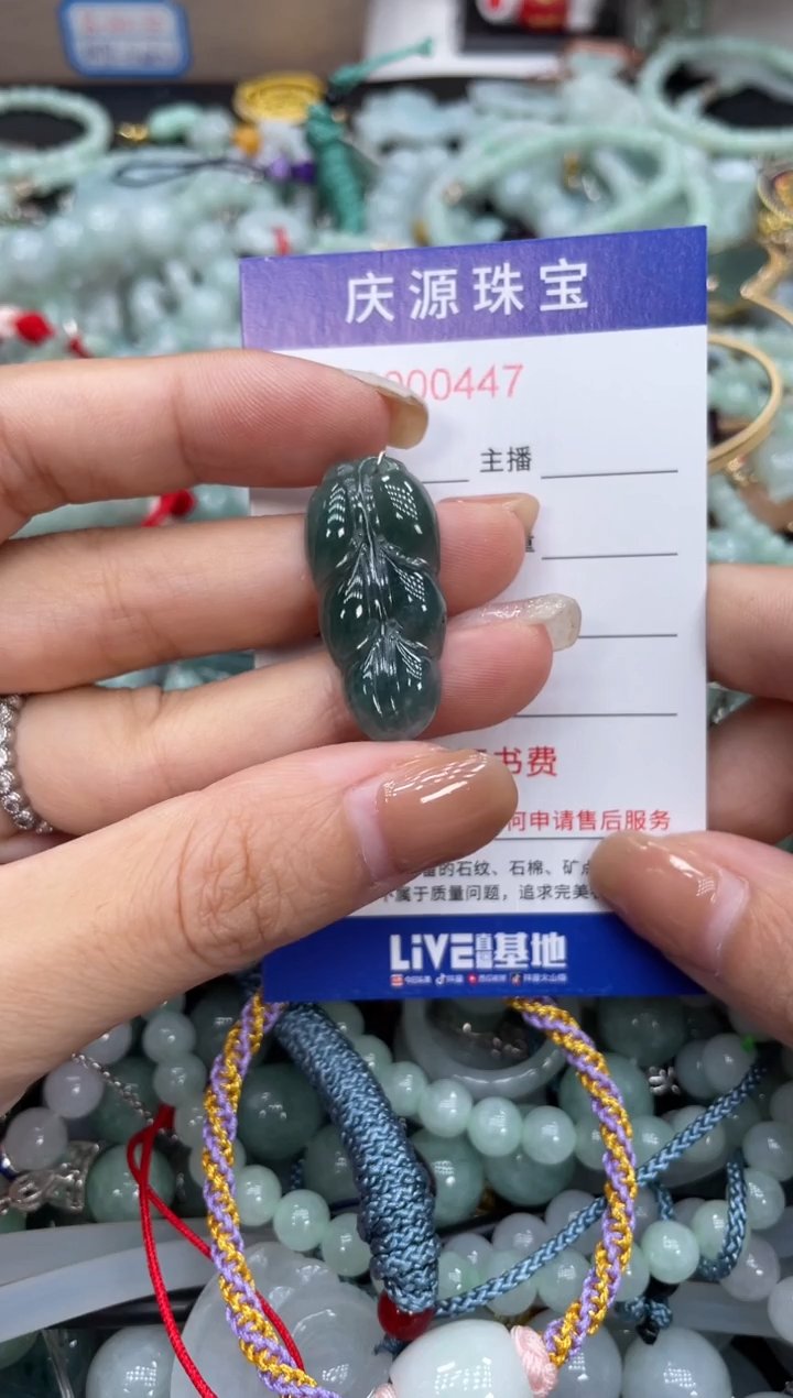 翡翠未镶嵌颈饰253