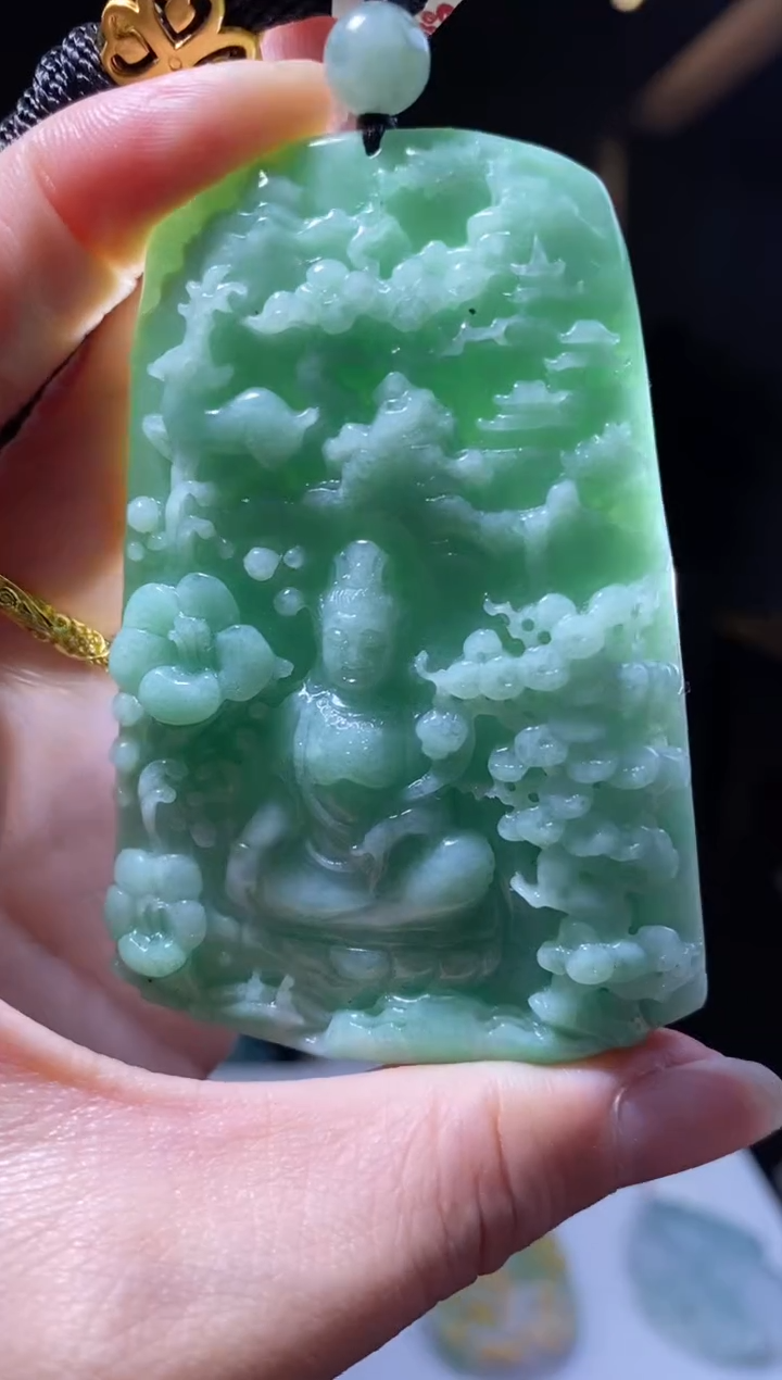 【闪购商品】翡翠颈饰未镶嵌B-@@PDZC022181