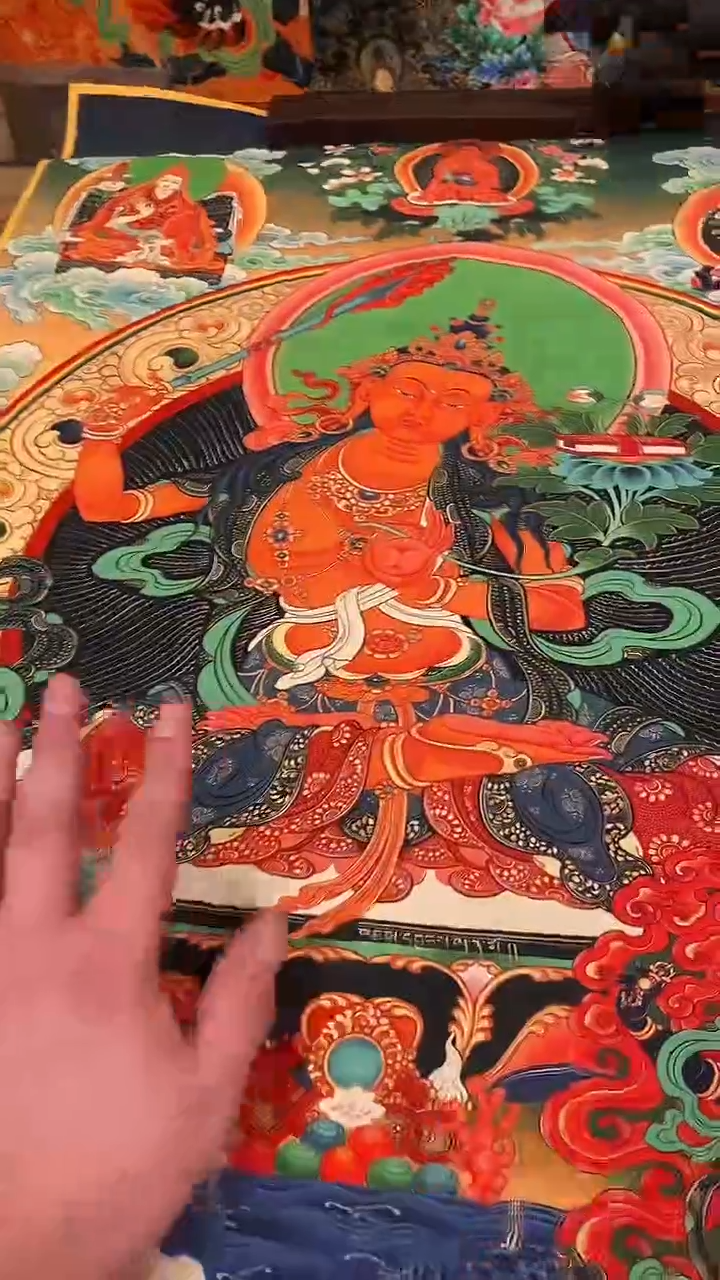 装裱画精美唐卡tk16064