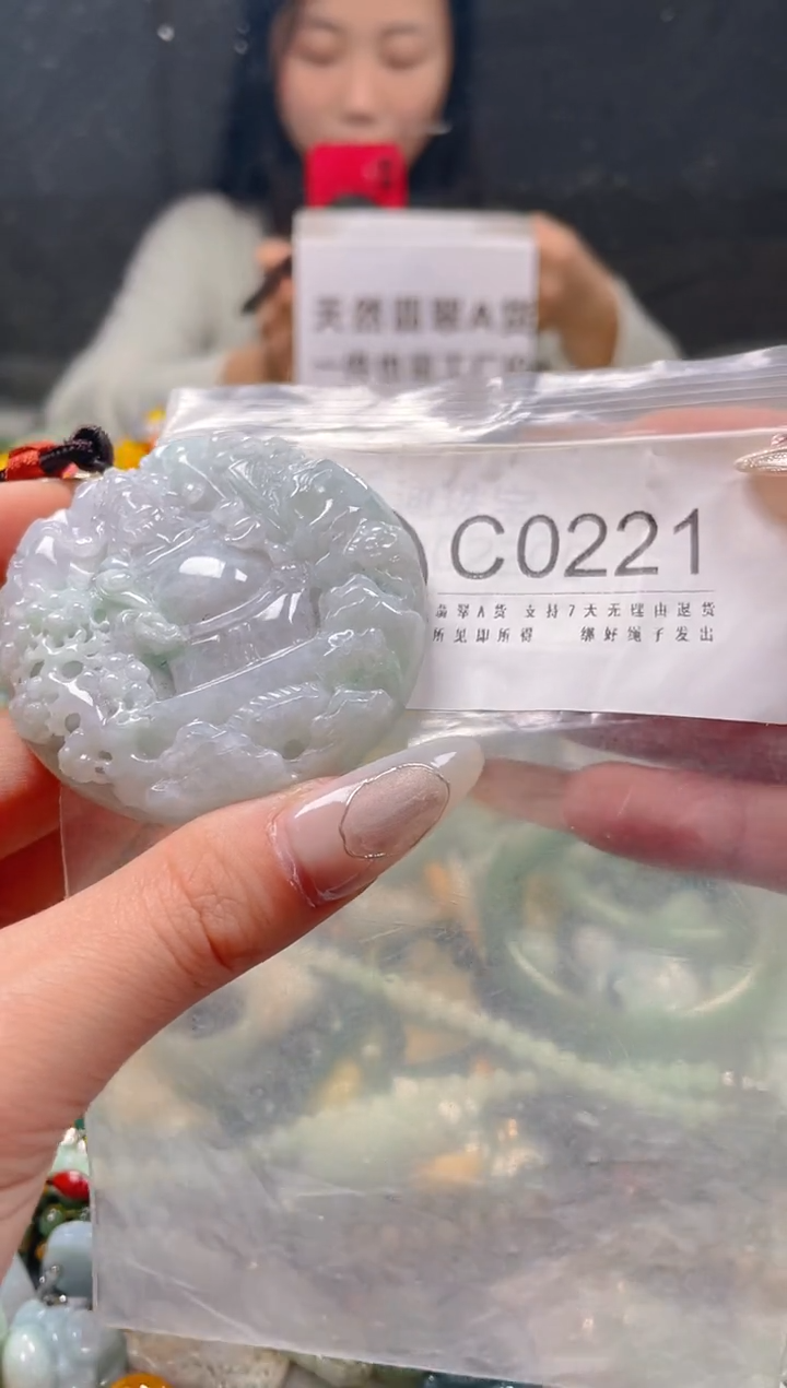 【闪购商品】翡翠颈饰未镶嵌/C/翡翠A货一图一物