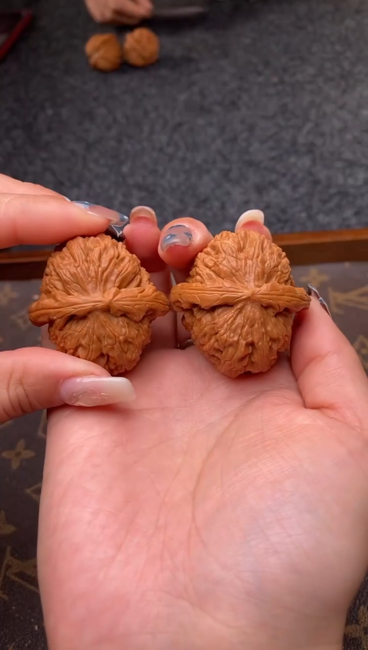 把件文玩核桃B230号41尺白狮子