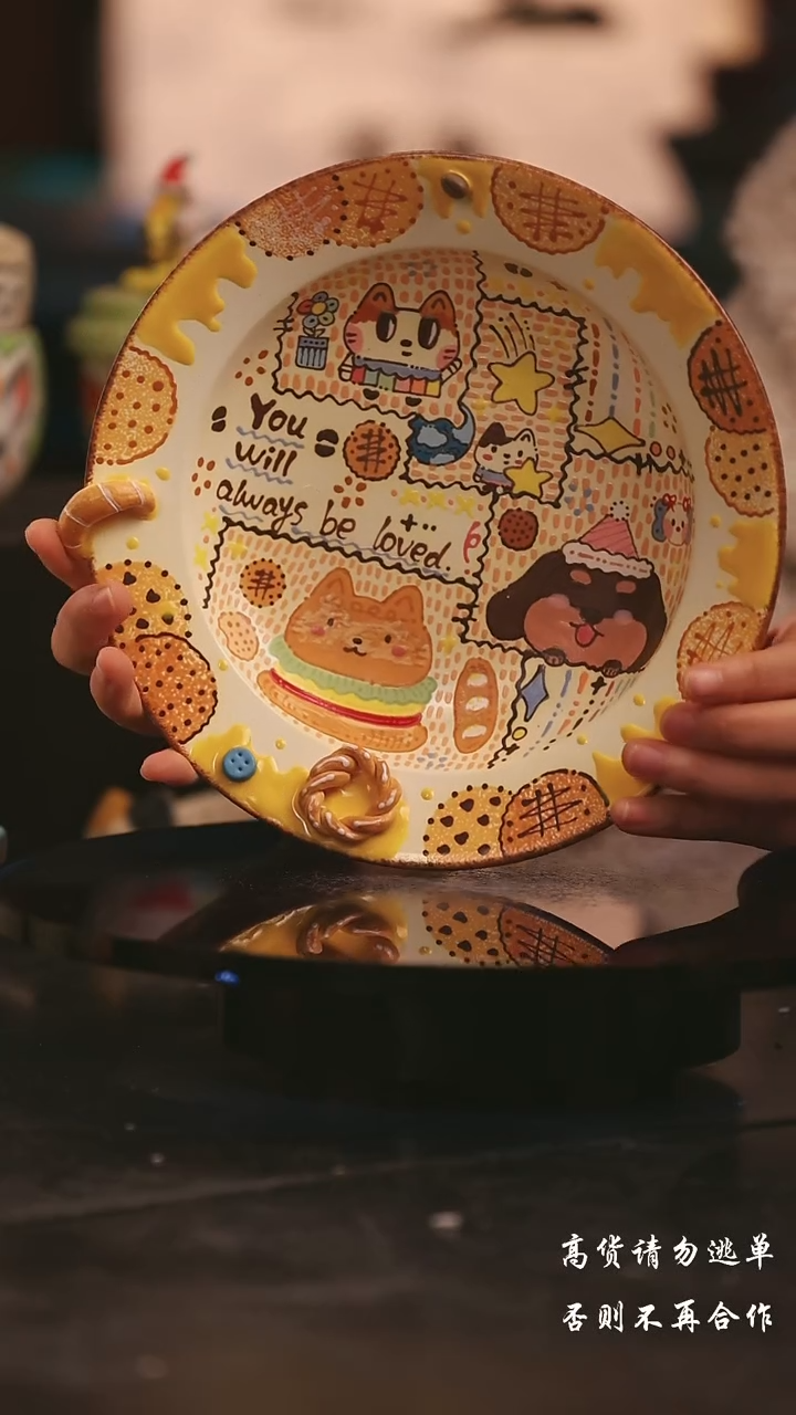 陶瓷景德镇可爱设计师款陶瓷 