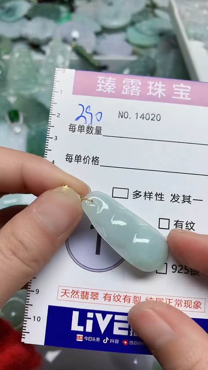 【闪购商品】翡翠颈饰未镶嵌臻露珠宝290