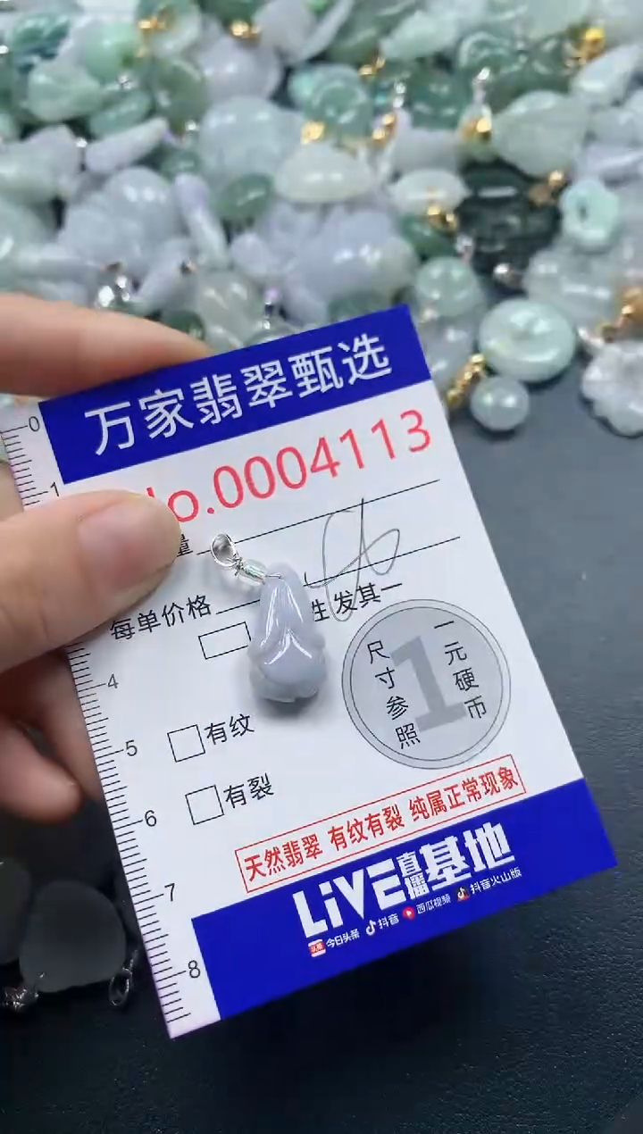 吊坠(不含链)未镶嵌翡翠4113