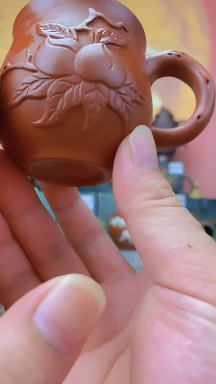 茶杯紫砂宜兴原矿紫砂