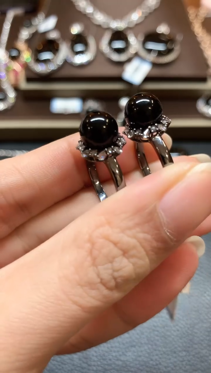 【闪购商品】翡翠戒指18K金镶嵌b172不退换多样性一件发货