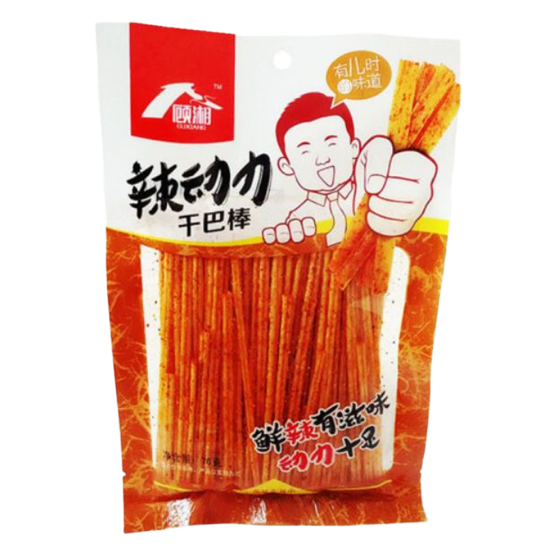 顾湘辣动力干巴棒50g