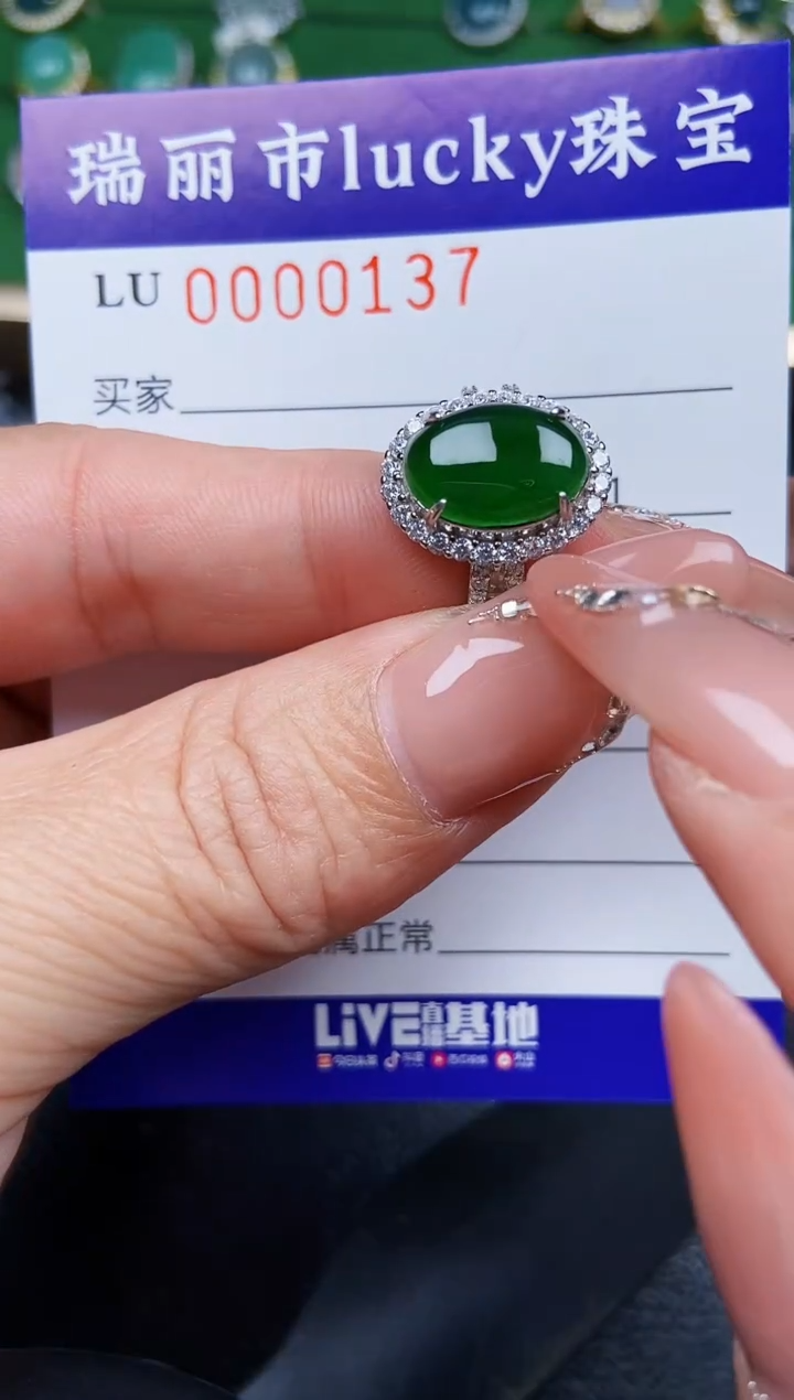 【闪购商品】翡翠颈饰银S925镶嵌0137