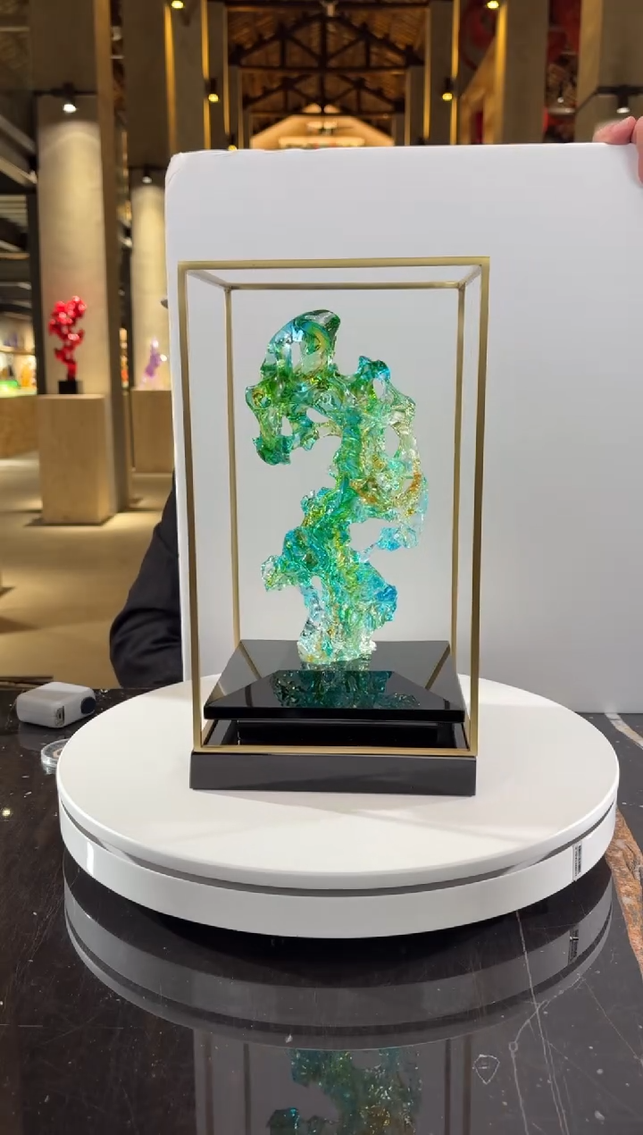 摆件0601043-101欧碧色画廊款太湖石